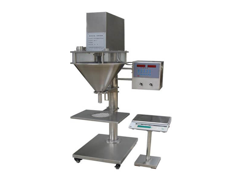 ماكينة تعبئة بودر بالوزن – نصف اوتوماتيك